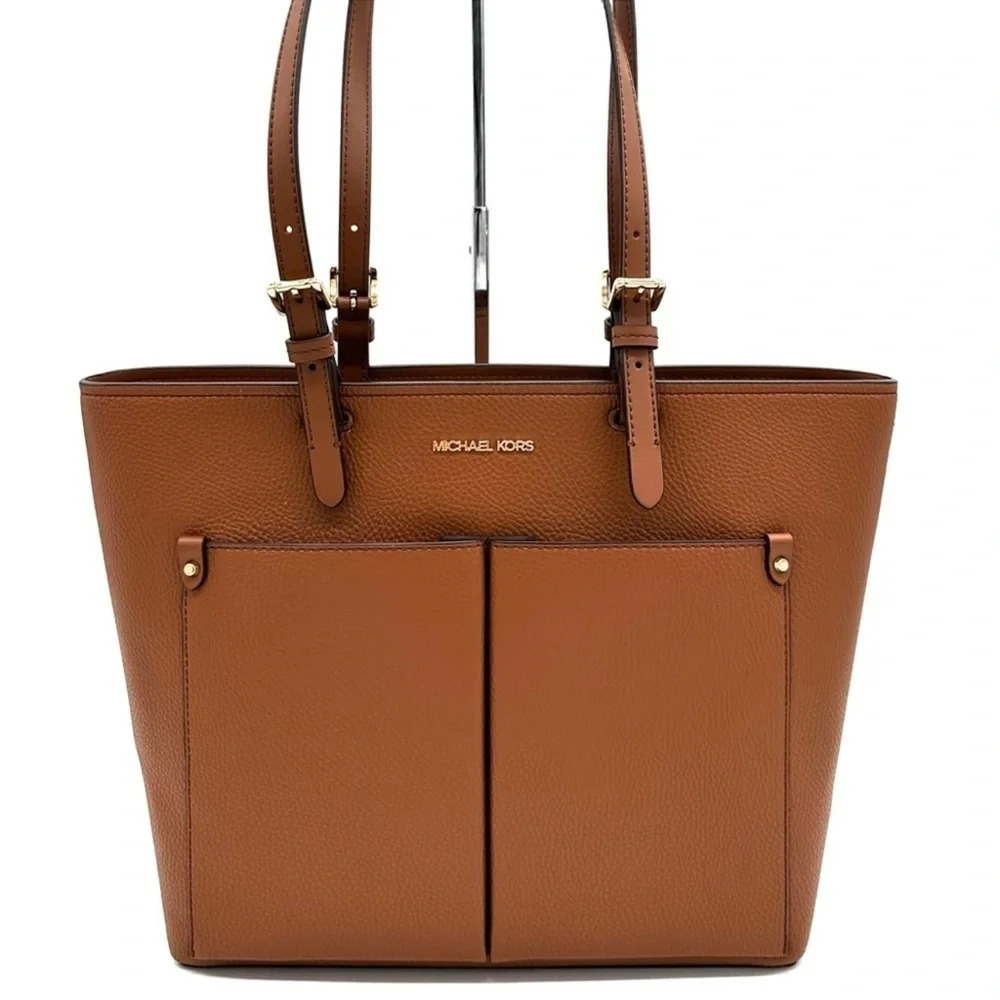 Michael Kors Jet Set Medium Pocket Tote Bag Luggage (NWT)